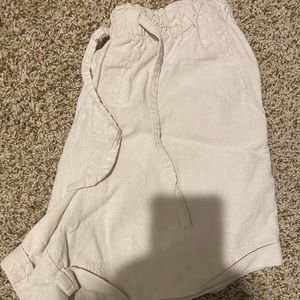 UniQlo high waisted Khaki shorts